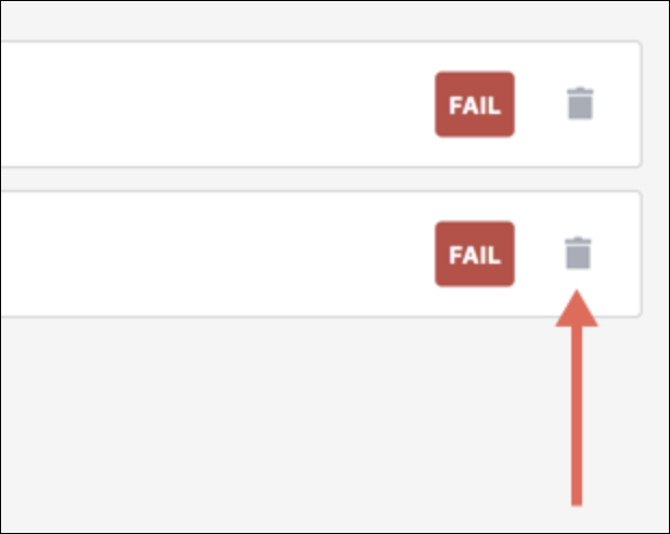 The 'Delete' button The 'Delete' button