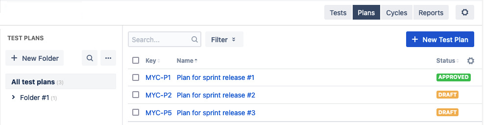 The redesigned Test Plan Library The redesigned Test Plan Library