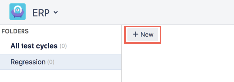 Create new test cycle Create new test cycle