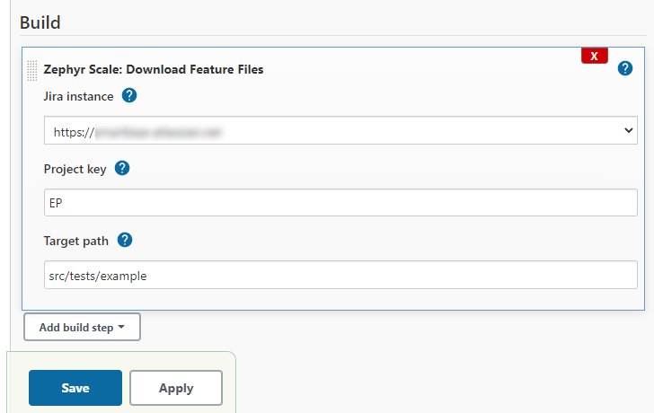 Build section Build section
