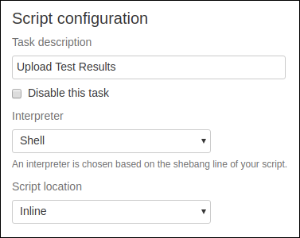 Linux: Script Configuration Linux: Script Configuration